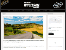 Tablet Screenshot of dowellwholesalecars.co.nz